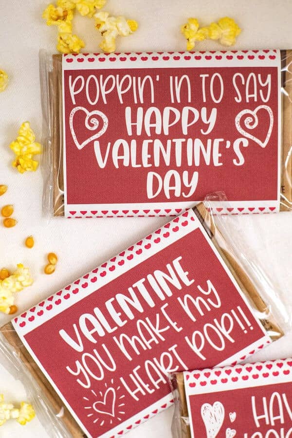 microwave popcorn valentines