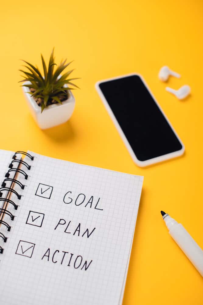 planner that says goal plan action