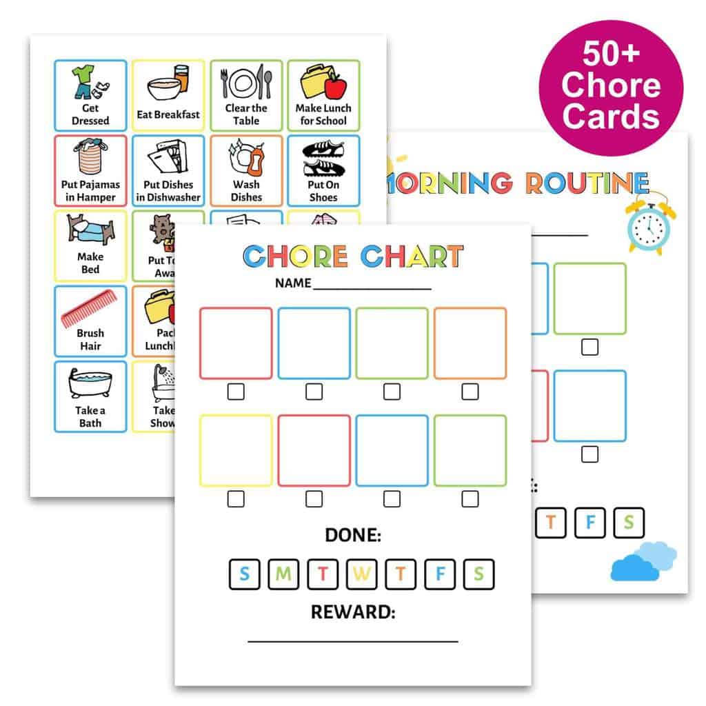 printable chore charts