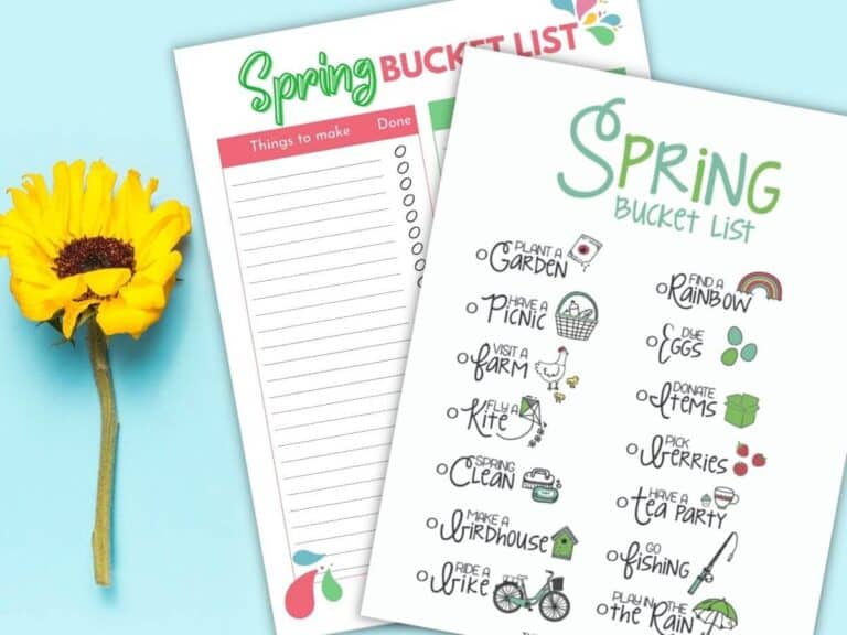 50+ Spring Bucket List Ideas Your Family Will LOVE!