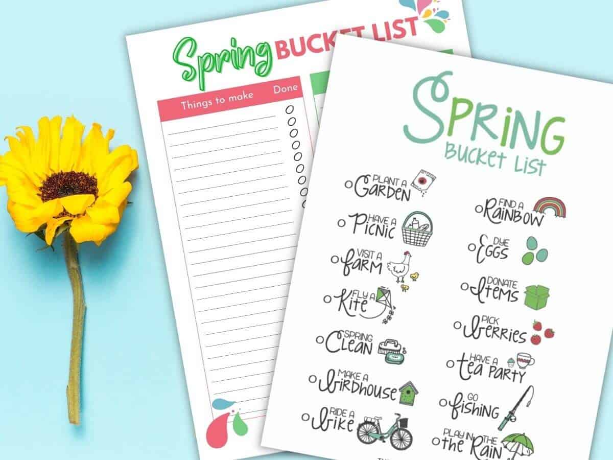 Ultimate Spring Bucket List for Families - Kindly Unspoken