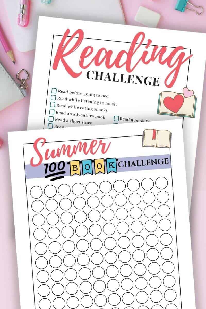 printable summer reading challenges for kids