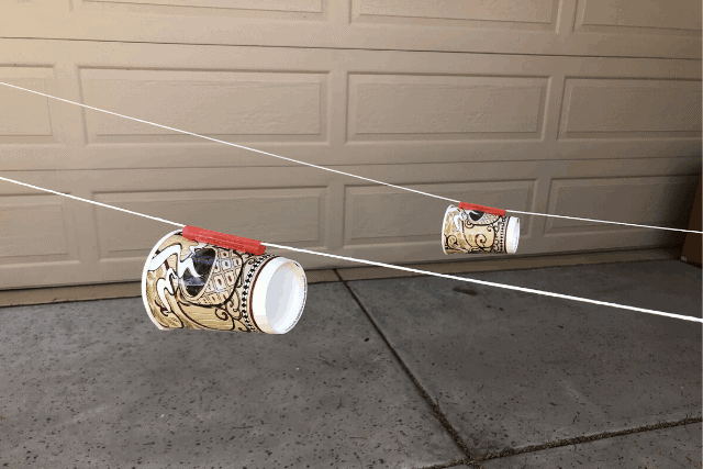 DIY water gun cup race game