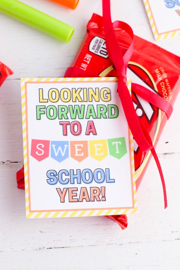 Easy Sharpie Marker Teacher Gifts with Free Printable Gift Tags