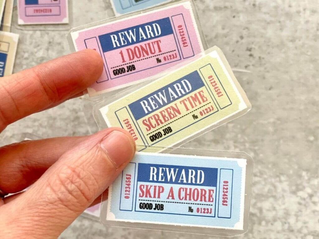 How to Use Printable Reward Tickets for Your Kids 8 Easy Tips!