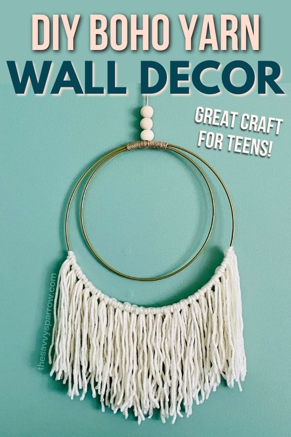 Yarn boho wall discount hanging