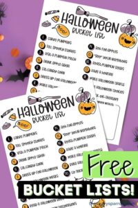 Halloween Bucket List for Kids - Free Printable List of Fun Family ...