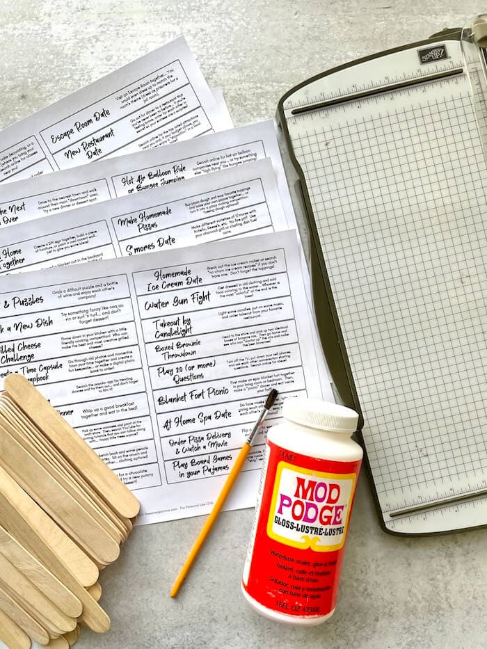 Make Your Own Date Jar With These Ideas Free Printable List 