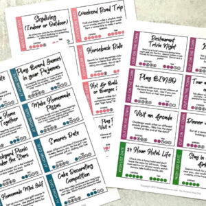 94 Date Night Ideas to Add to Your Date Jar - Free Printable List