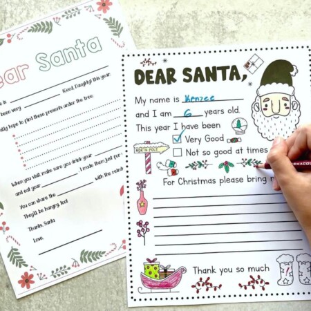 printable Santa letter templates