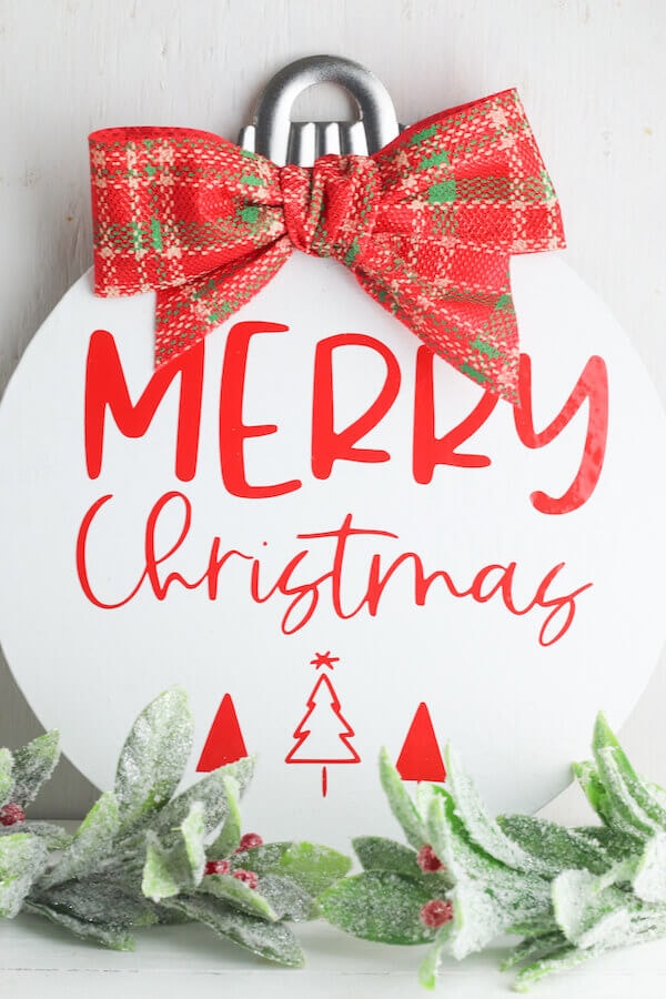 DIY Merry Christmas sign craft