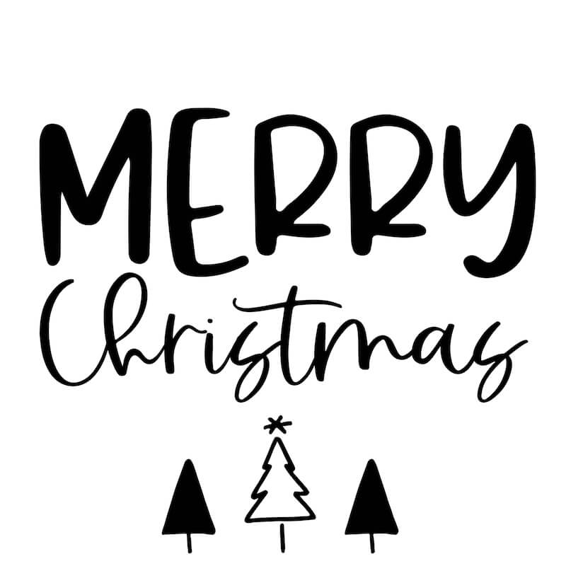 Be Merry! Christmas Sign Template