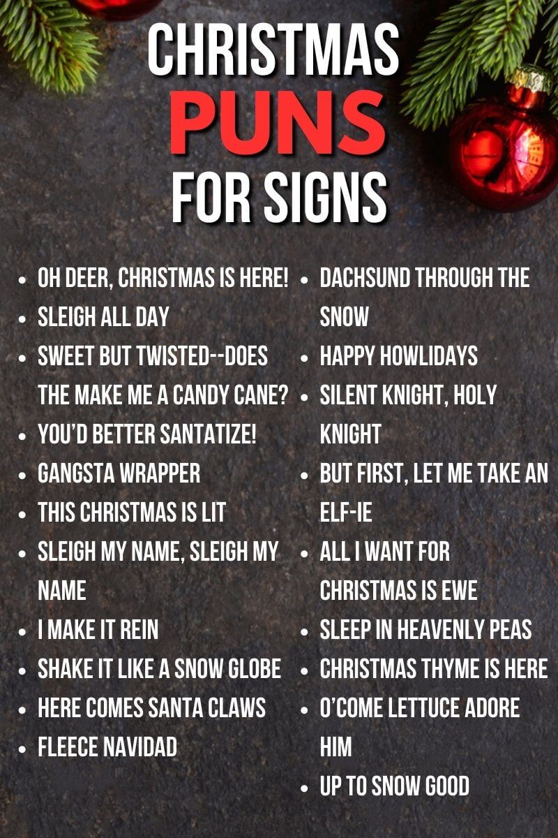 100+ Christmas Sayings for Signs - Great for DIY Signs or Letter Boards!