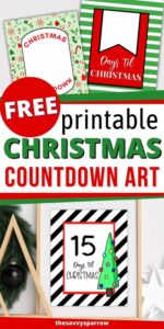 Free Printable Christmas Countdown - Days 'Til Christmas Sign