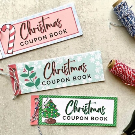 DIY Christmas coupon books