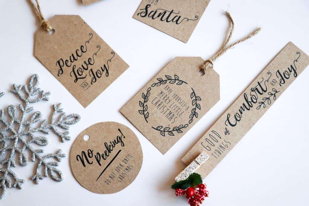 Printable 12 Days of Christmas Gift Tags for Him - 36 different tags! – The  Savvy Sparrow