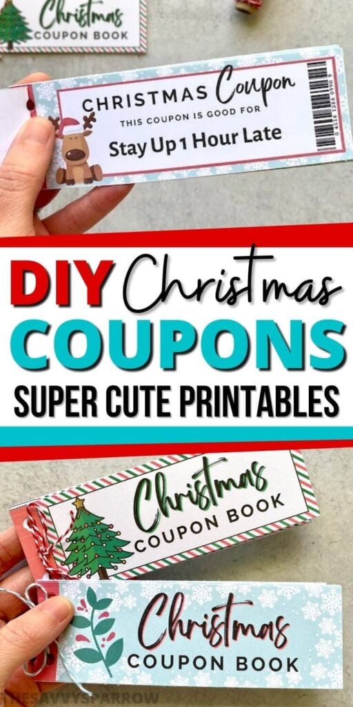 DIY Christmas coupon book