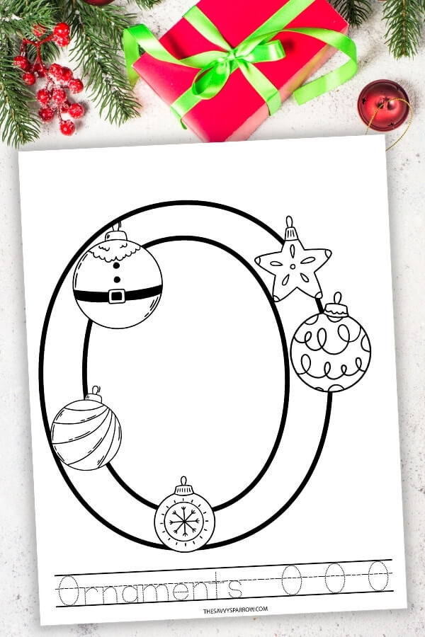 free christmas alphabet coloring pages