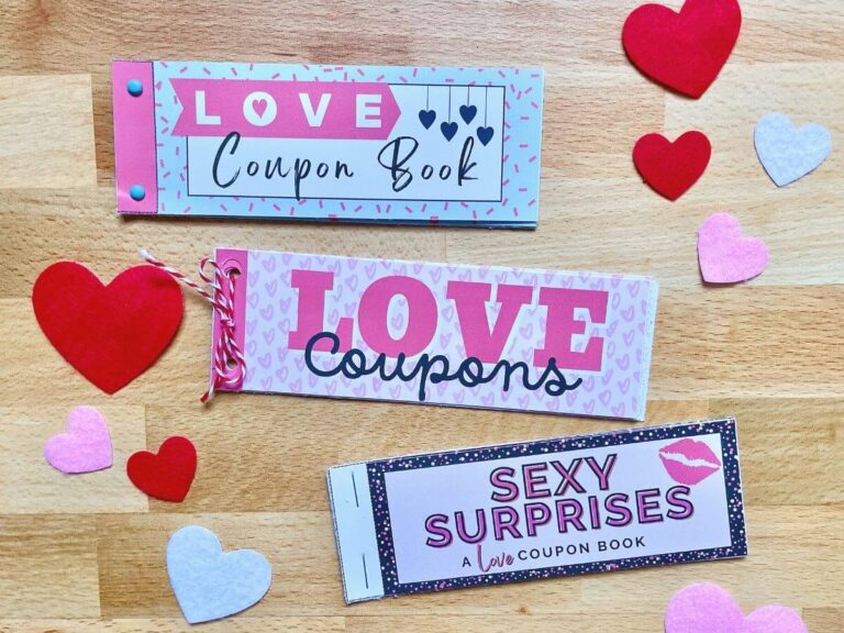Printable Love Coupons Template – Homemade Coupon Book Ideas!