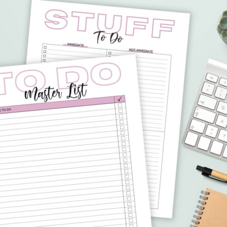 free printable master to do list templates