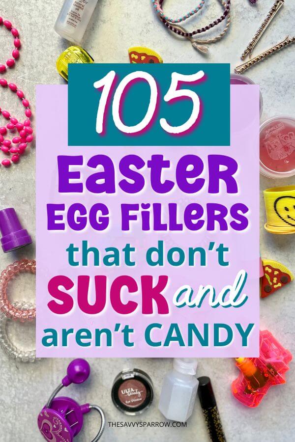 non candy Easter egg fillers