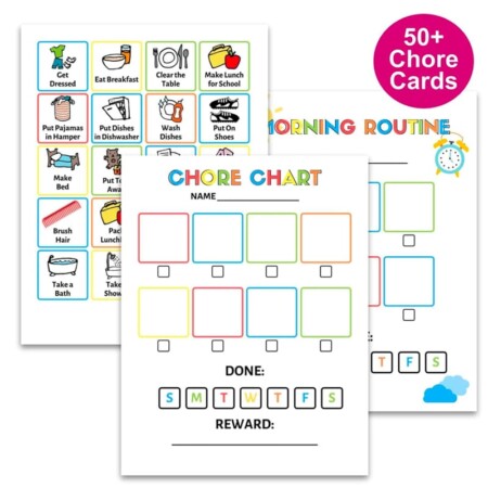Chore Chart and Routine Charts for Kids.