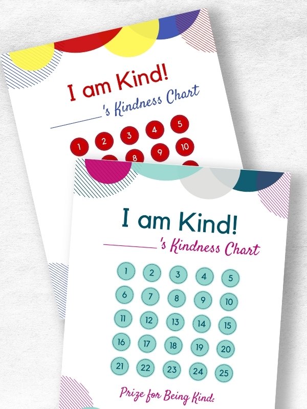 printable kindness charts