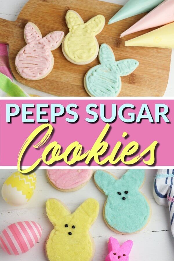 Peeps sugar cookies