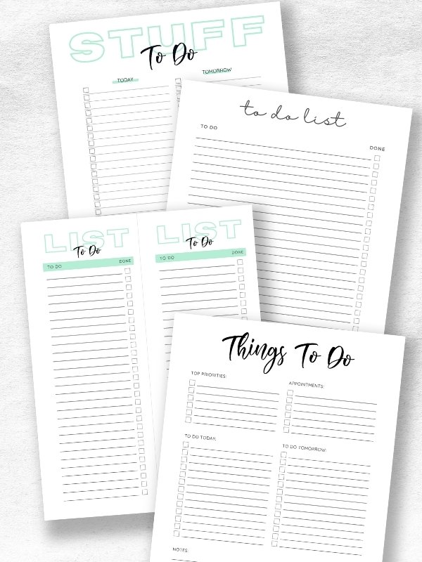 to do list templates