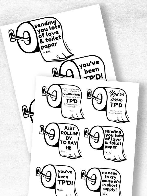printable toilet paper gift tags