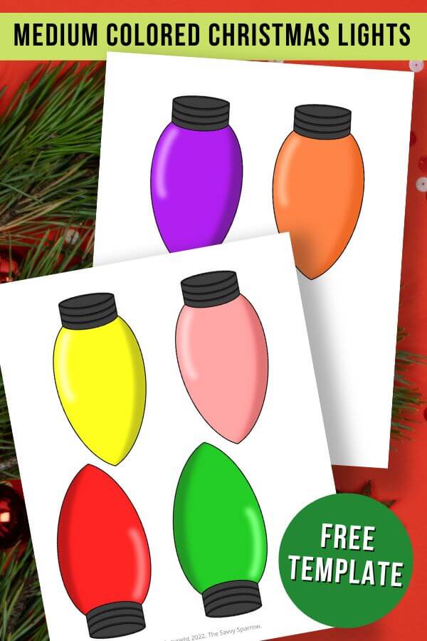 48 Christmas Lights Templates (Free PDF Printables)