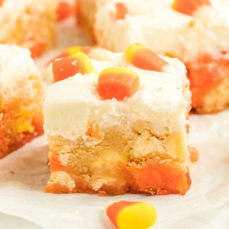 candy corn cookie bars