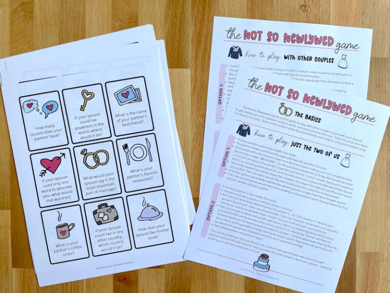 Not So Newlywed Game Questions for a Fun At Home Date Night