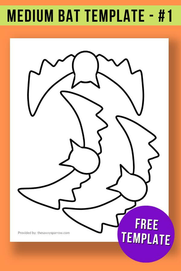 Free Bat Template Printable - Cut Out for Crafts and Decor