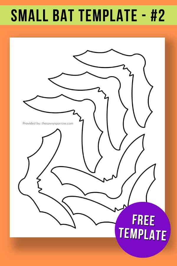 Free Bat Template Printable - Cut Out for Crafts and Decor