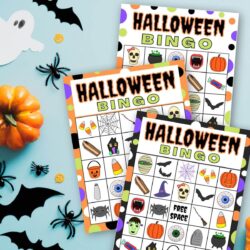 Free Printable Halloween Bingo Game with 6 Cute Game Cards!