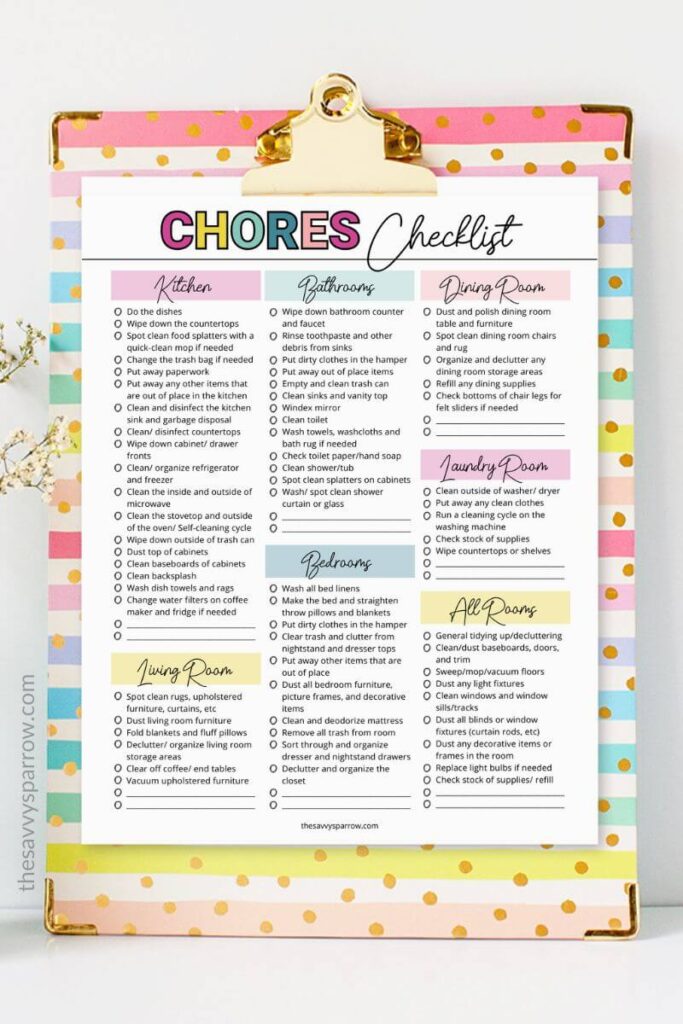 printable-house-chores-list