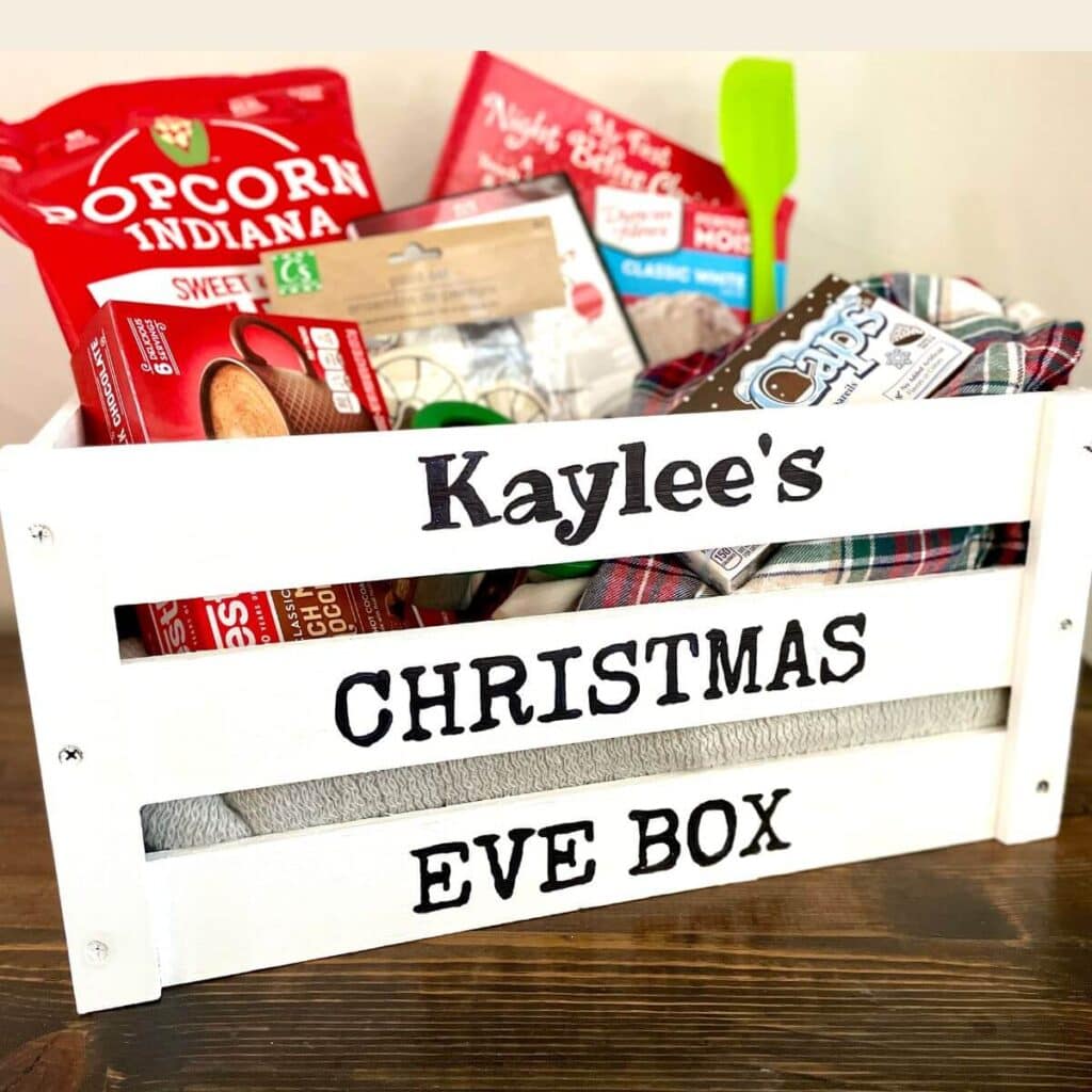 Christmas eve deals box ideas adults