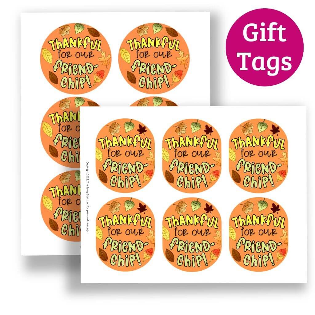 thankful for our friend-chip gift tags PDF