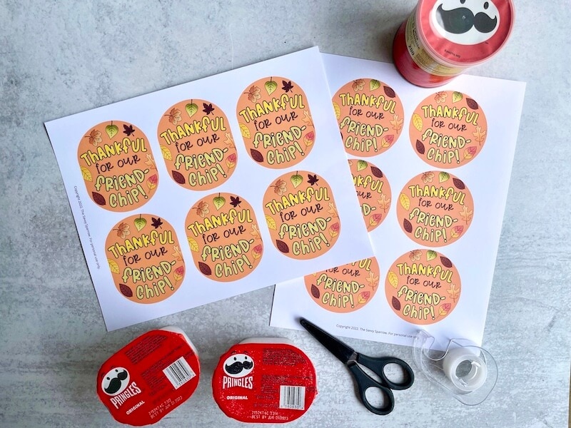 printable gift tags that say thankful for your friend chip