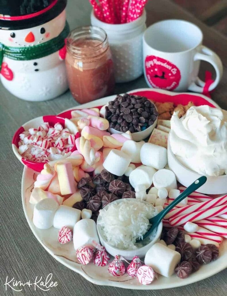 hot chocolate charcuterie board