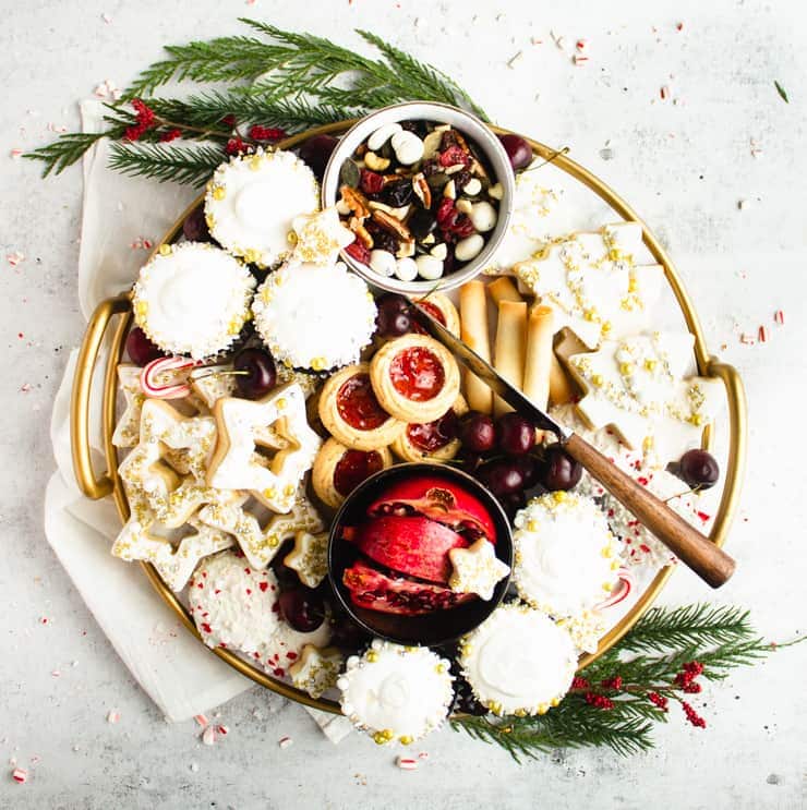 christmas cookie board