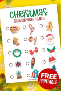 Free Printable Christmas Scavenger Hunts that Your Kids Will Love