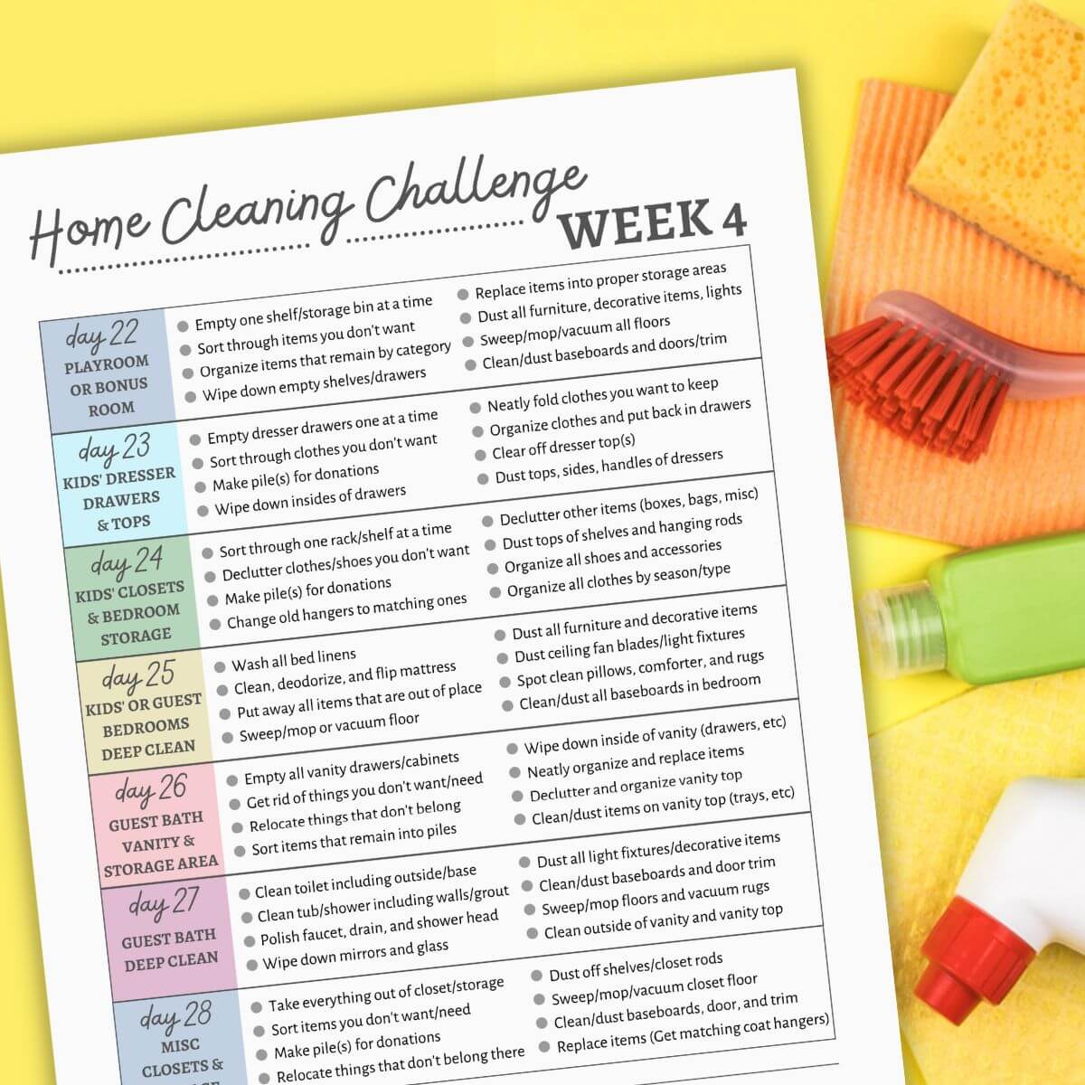 whole-home-cleaning-and-organizing-challenge-week-4-checklist