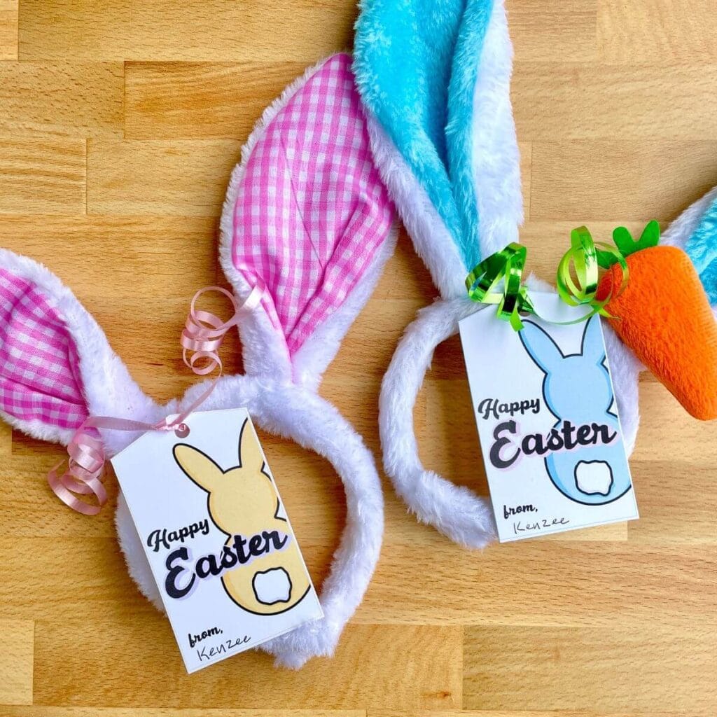 bunny ear headbands for Easter class gifts