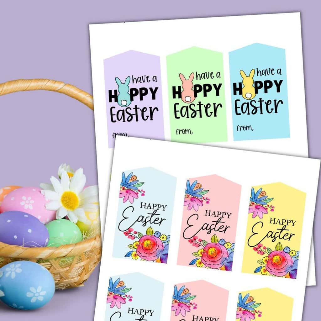 Easter Printable Tags