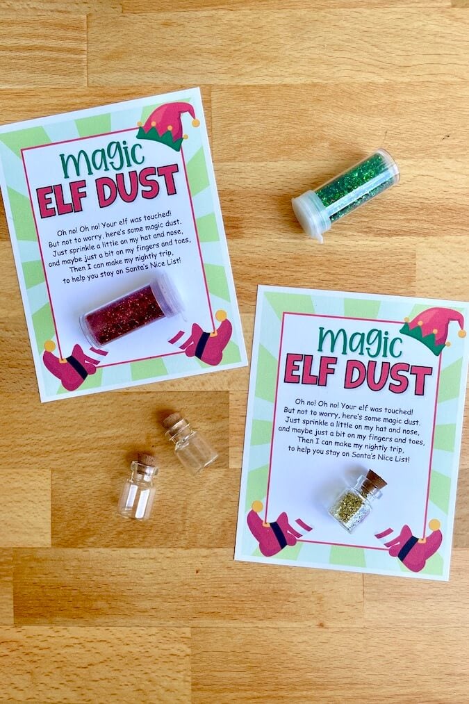 magic elf dust printable