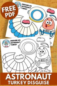 Free Printable Turkey in Disguise Templates to "Hide a Turkey"