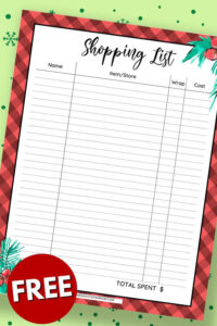 16 Free Printable Christmas List Templates for the Entire Family