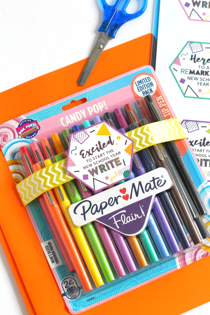 back to school teacher gift with flair pens